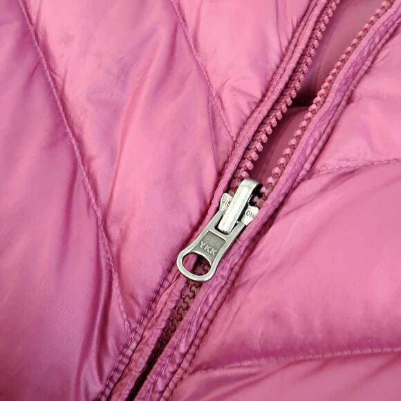 Patagonia Down Puffer Jacket Women's S Pink Full Zip Hoodless #J5284 - Picture 6 of 16